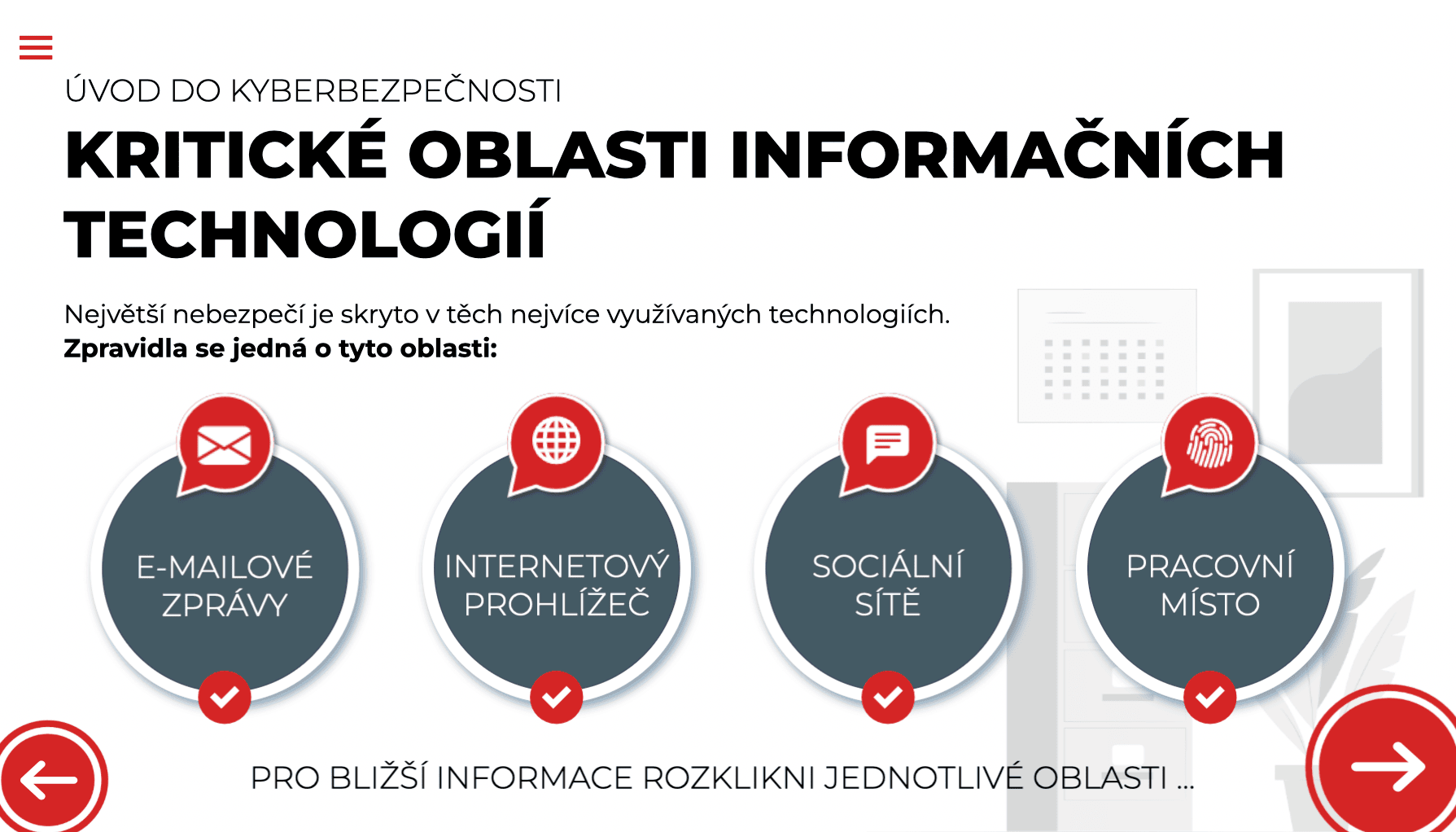  Kybernetická bezpečnost 2025 screenshot 