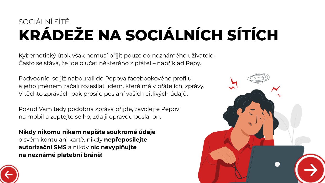  Bezpečnost na sociálních sítích screenshot 