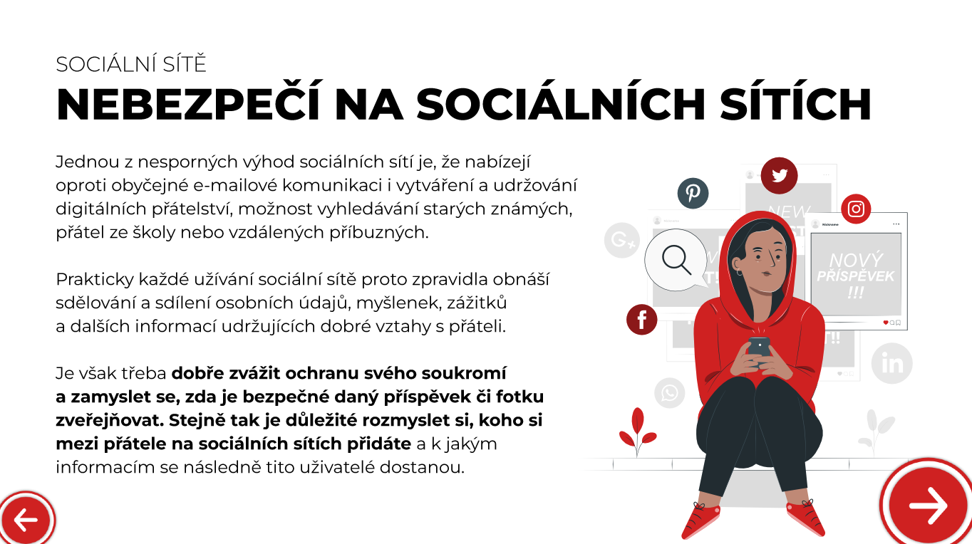  Bezpečnost na sociálních sítích screenshot 